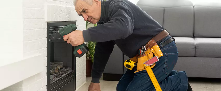 New Indoor Fireplace Installation in Frederick, Maryland