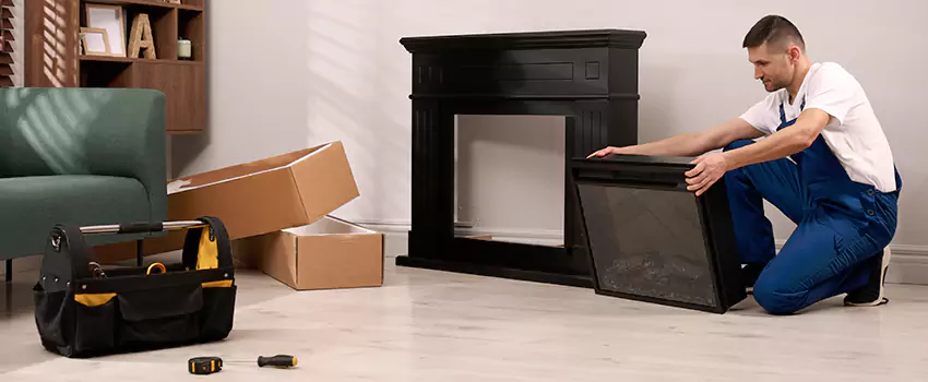 Old Rusted Metal Fireplace Repair And Replacement in Frederick, MD
